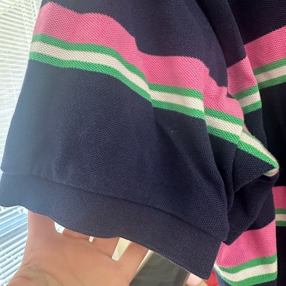Polo Ralph Lauren multicolor striped cotton pique polo shirt. - Picture 4 of 8